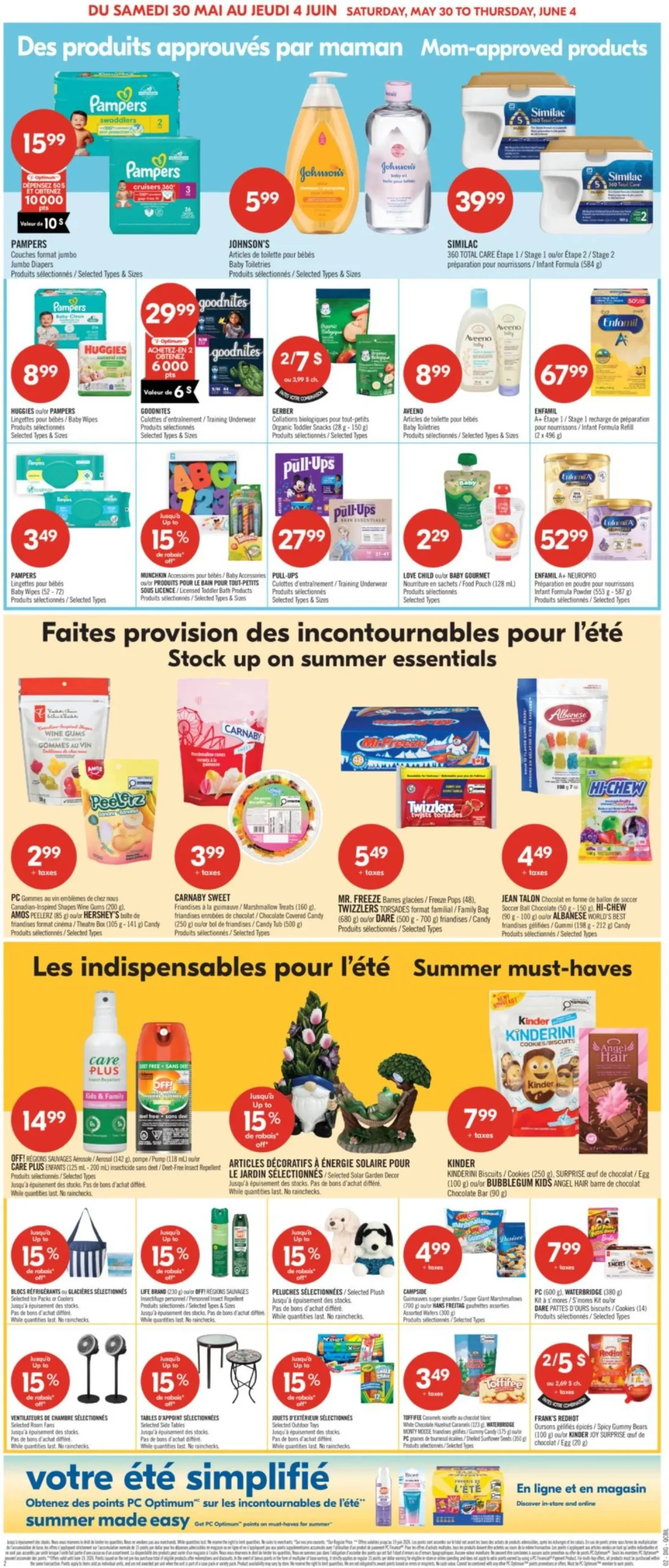 Page 10 de la Circulaire Pharmaprix du 30 mai au 4 juin 2026