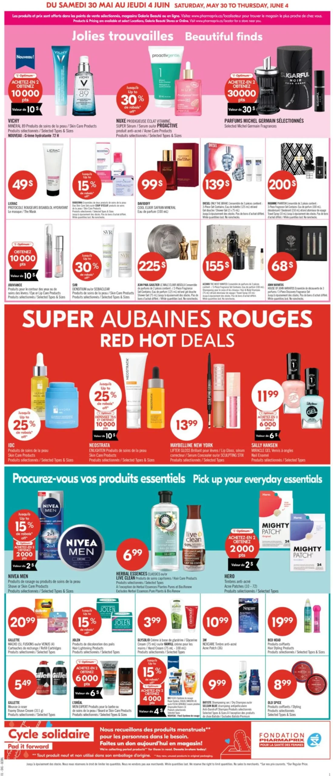 Page 12 de la Circulaire Pharmaprix du 30 mai au 4 juin 2026