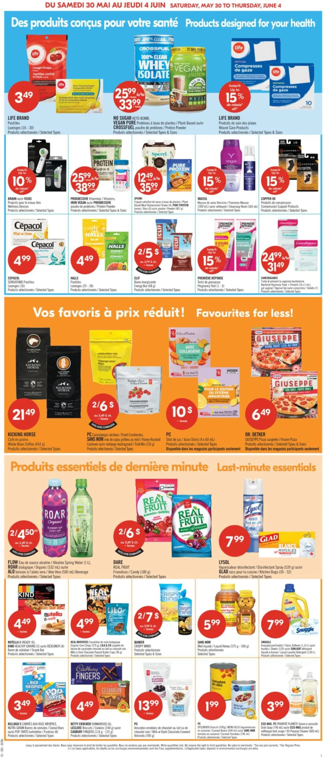 Page 15 de la Circulaire Pharmaprix du 30 mai au 4 juin 2026