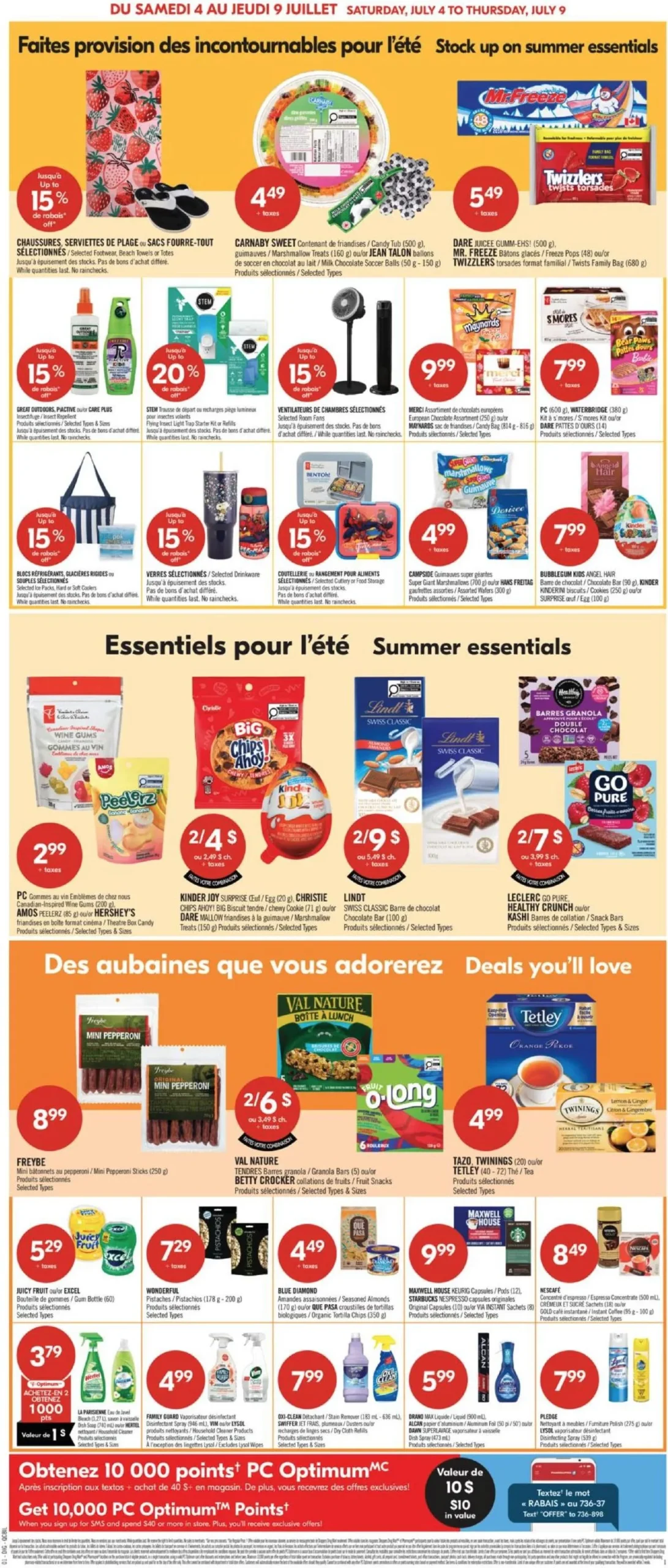 Page 6 de la Circulaire Pharmaprix du 4 au 9 juillet 2026