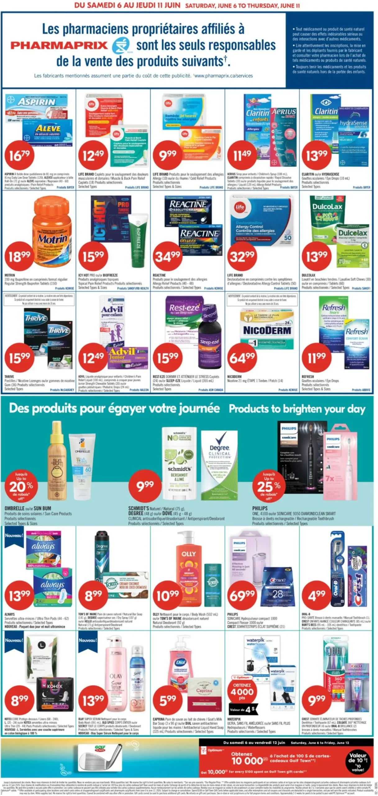Page 3 de la Circulaire Pharmaprix du 6 au 11 juin 2026