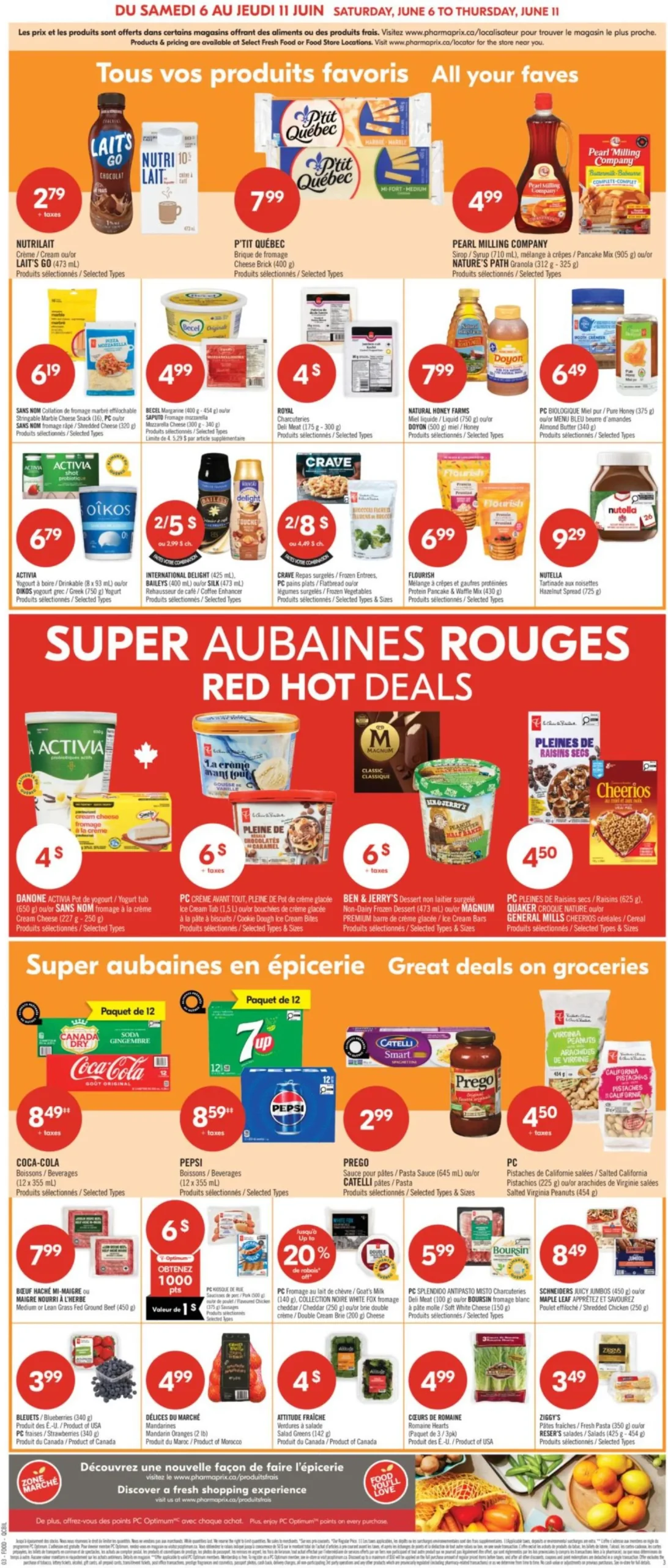 Page 4 de la Circulaire Pharmaprix du 6 au 11 juin 2026