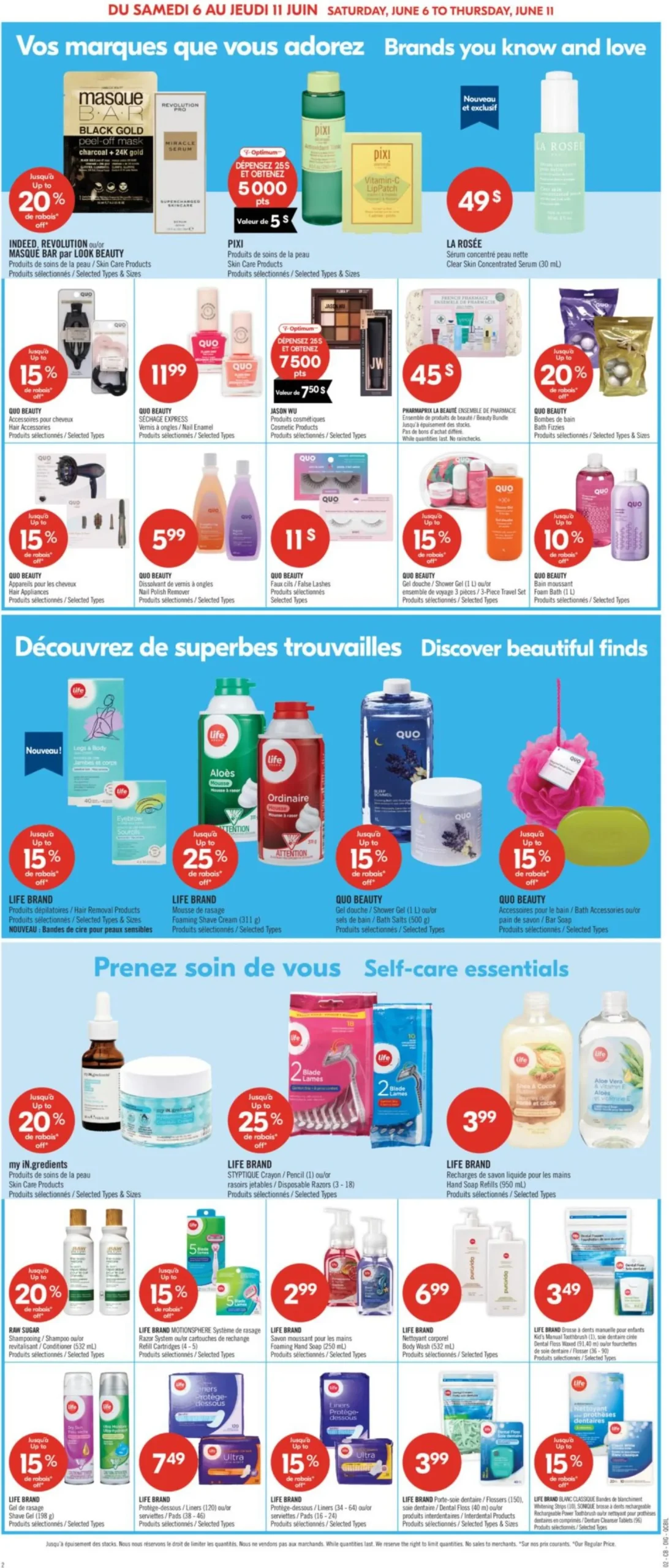 Page 15 de la Circulaire Pharmaprix du 6 au 11 juin 2026