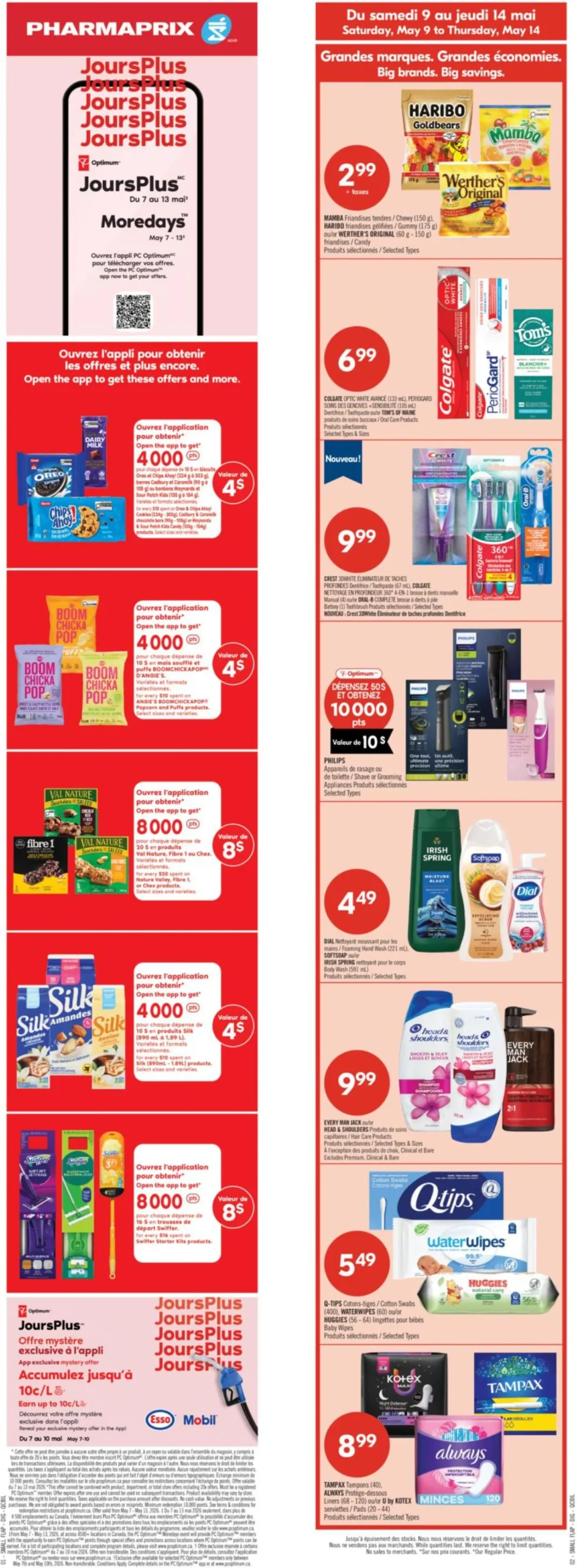 Page 3 de la Circulaire Pharmaprix du 9 au 14 mai 2026