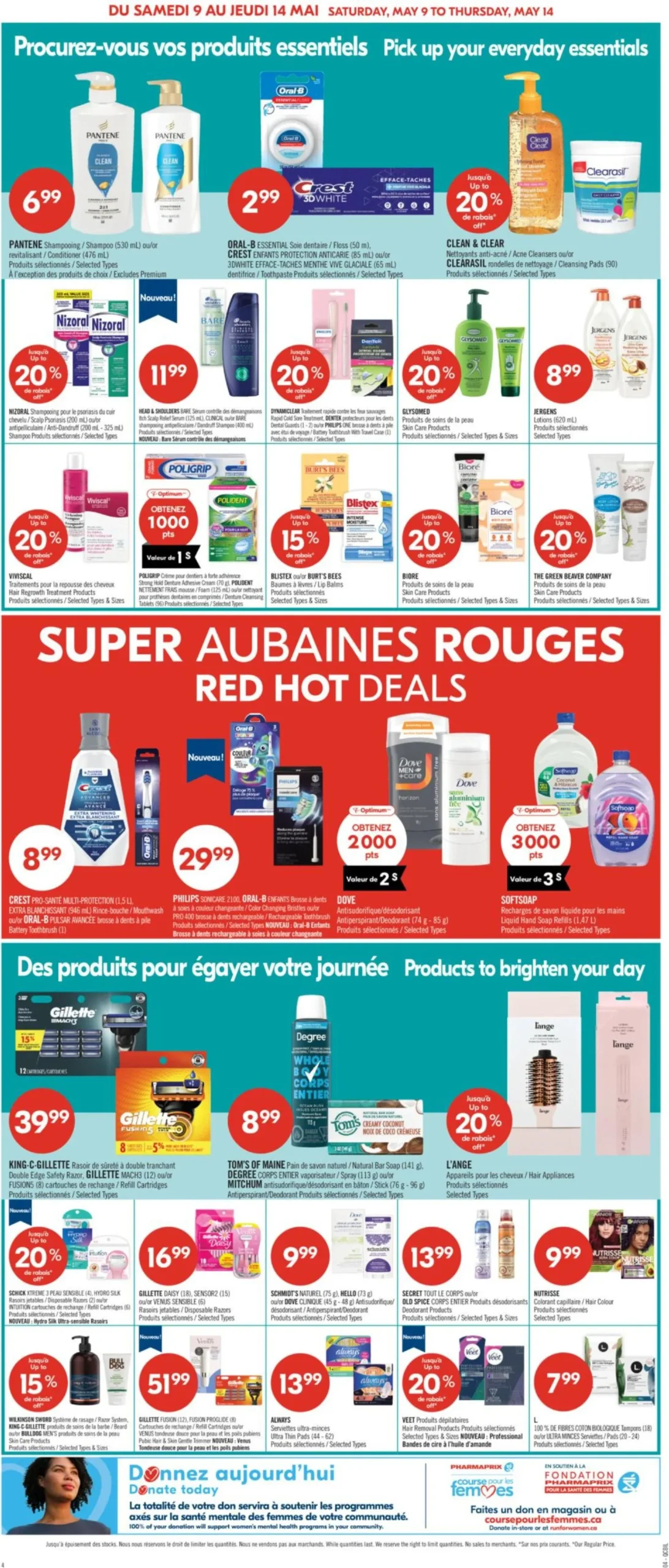 Page 5 de la Circulaire Pharmaprix du 9 au 14 mai 2026