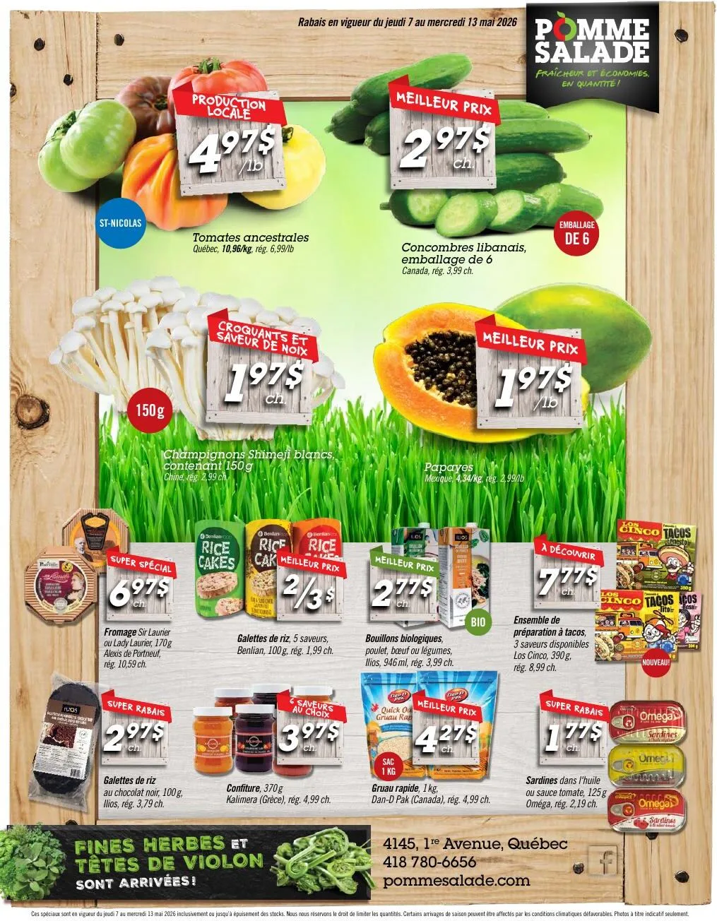 Page 2 de la Circulaire Pomme Salade du 7 au 13 mai 2026