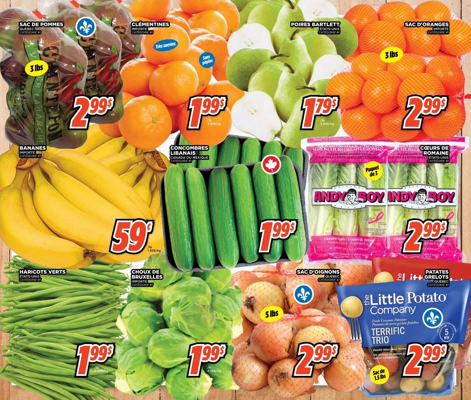 Page 2 de la Circulaire Potager du 9 au 15 avril 2026