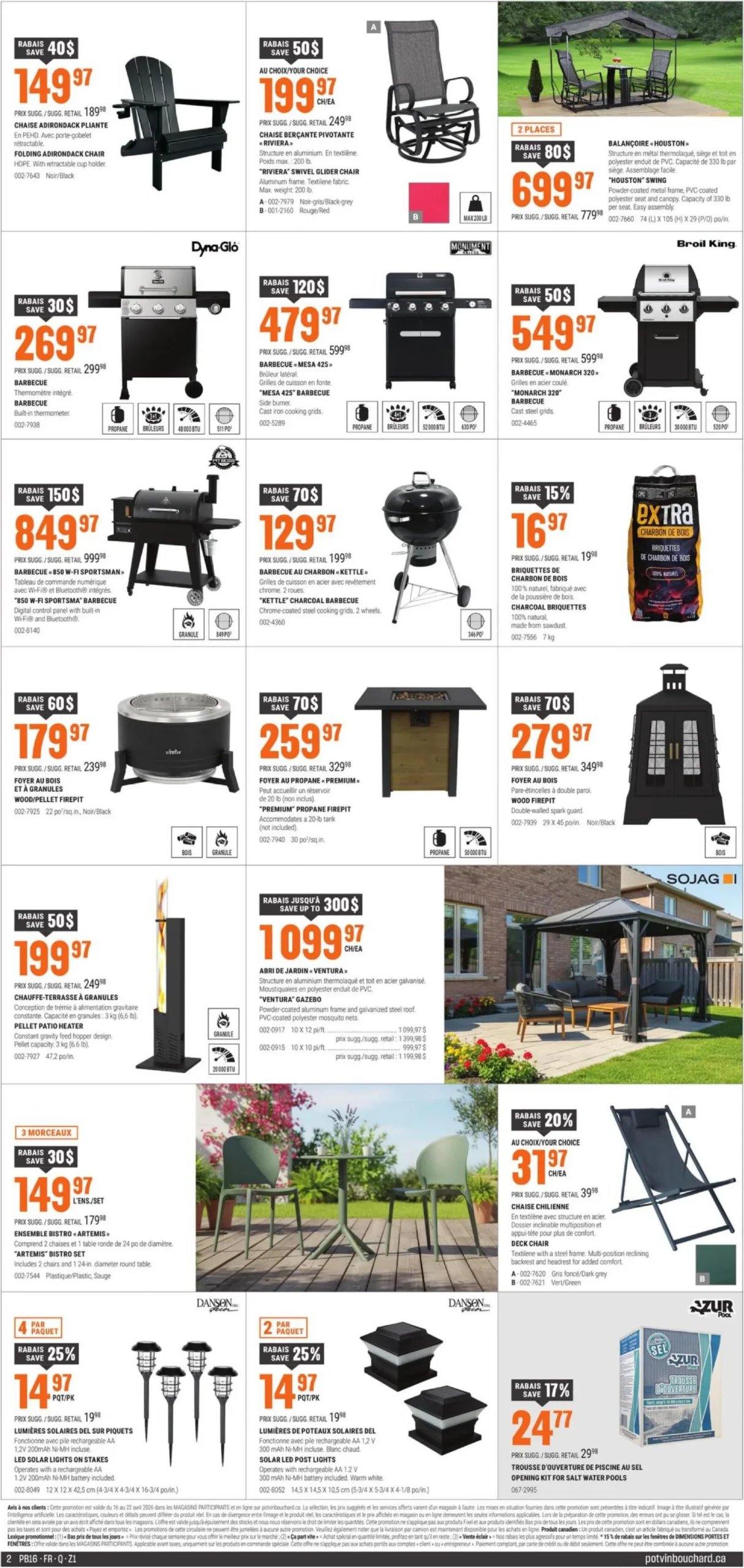 Page 3 de la Circulaire Potvin & Bouchard du 16 au 22 avril 2026