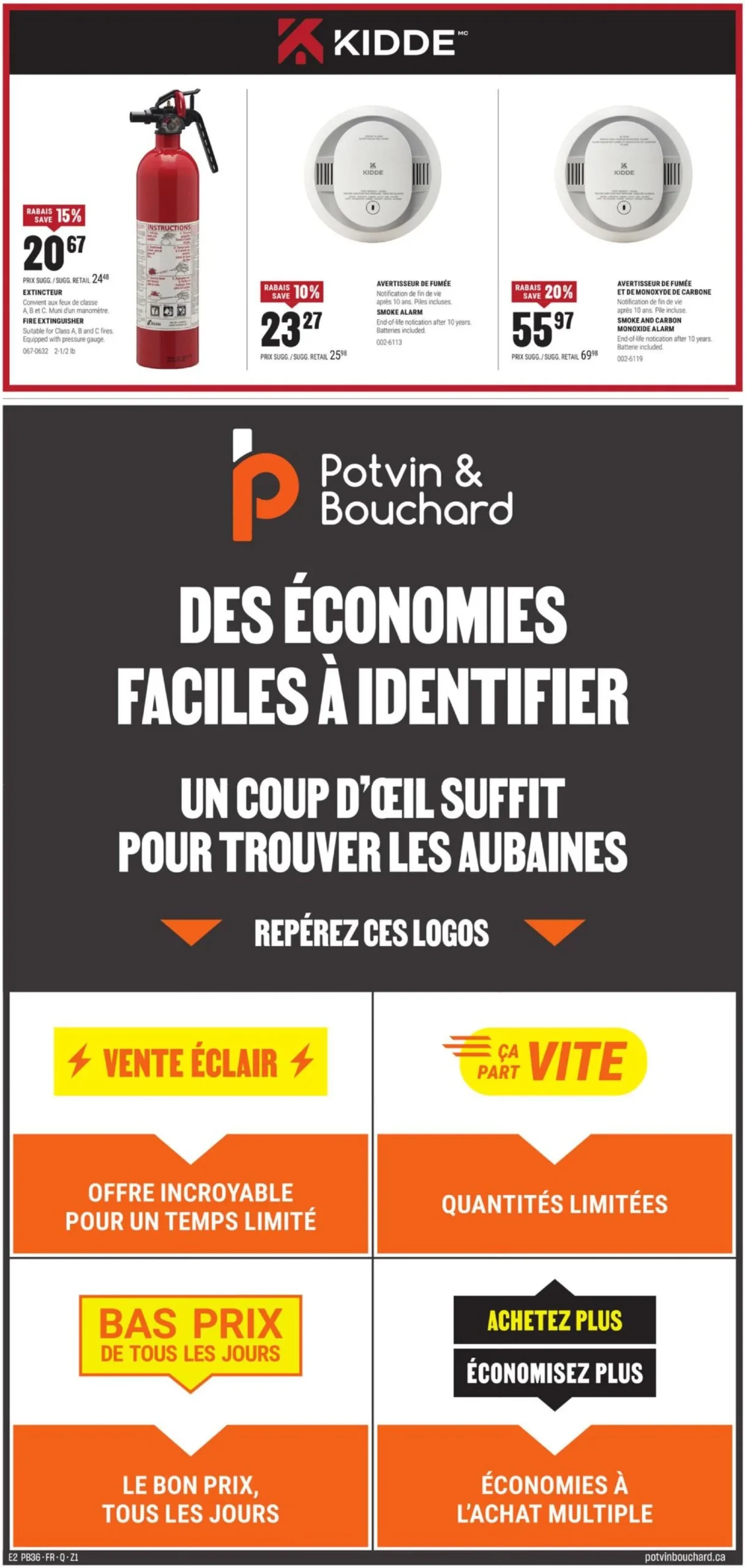 Page 6 de la Circulaire Potvin & Bouchard du 3 au 9 septembre 2026