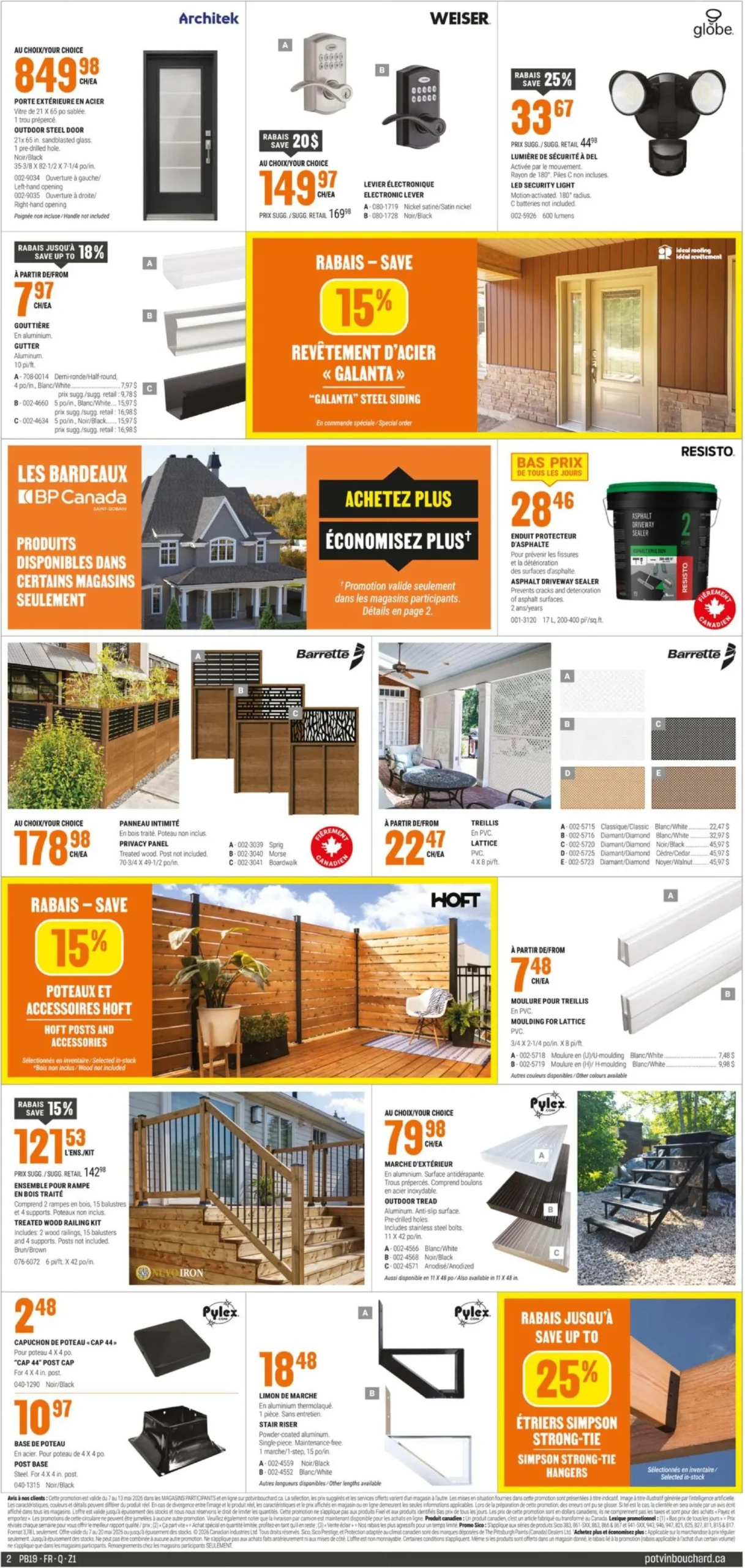 Page 3 de la Circulaire Potvin & Bouchard du 7 au 13 mai 2026