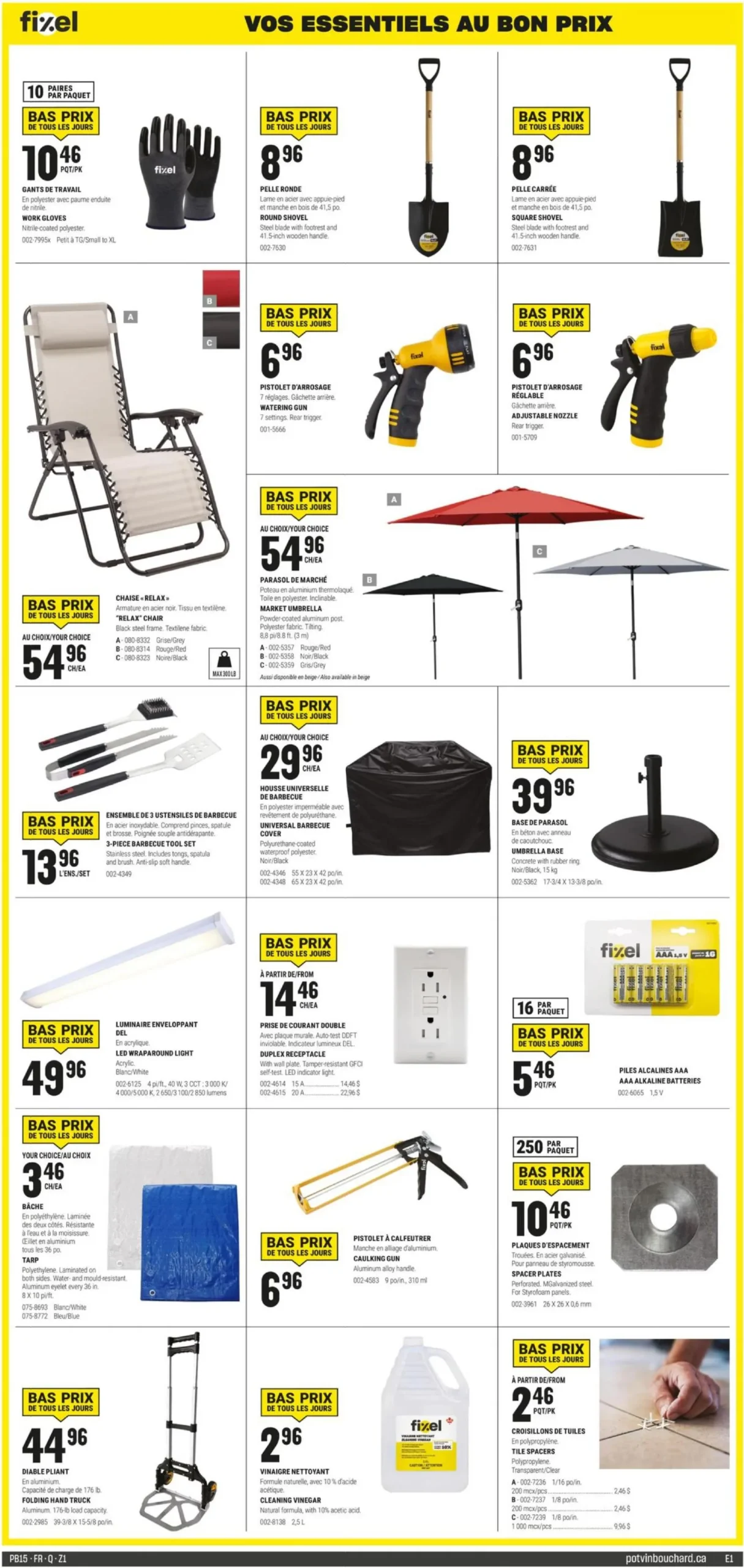 Page 4 de la Circulaire Potvin & Bouchard du 9 au 15 avril 2026
