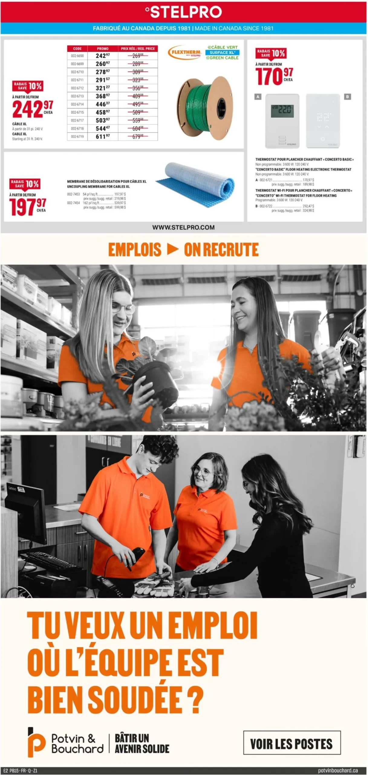 Page 5 de la Circulaire Potvin & Bouchard du 9 au 15 avril 2026