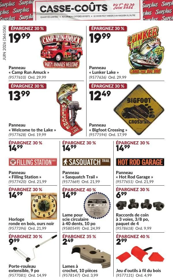 Page 17 de la Circulaire Princess Auto Casse-Coûts du 1 au 30 juin 2026