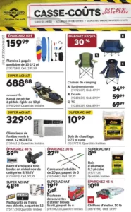 Page 1 de la circulaire Princess Auto Casse-CoûTs 1 juill. au 31 juill.