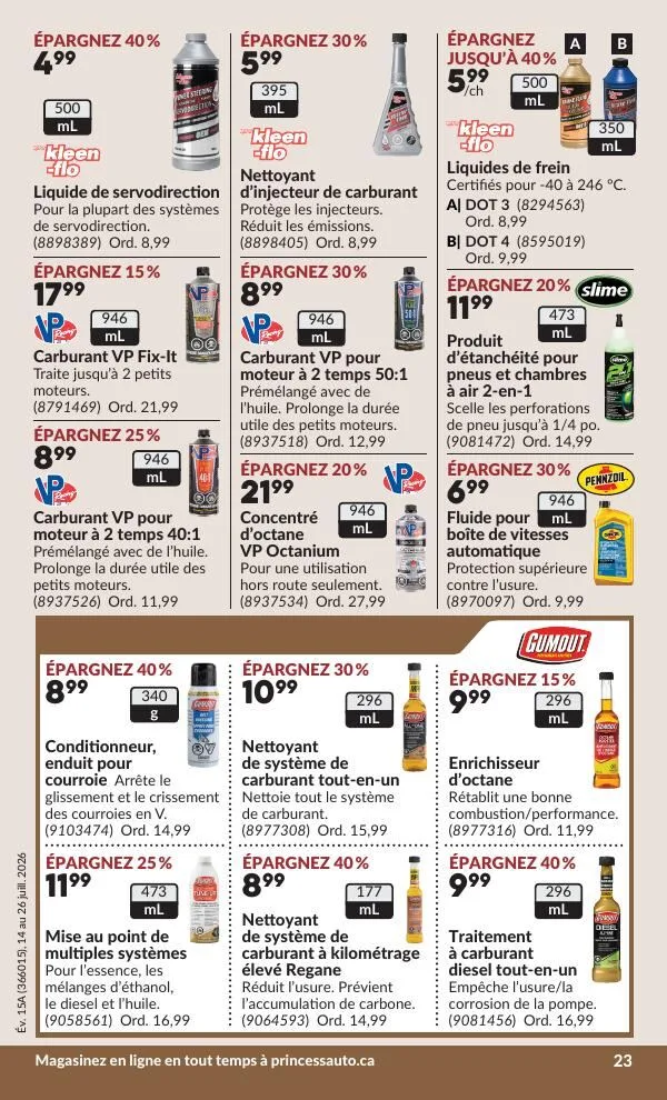 Page 30 de la Circulaire Princess Auto du 14 au 26 juillet 2026