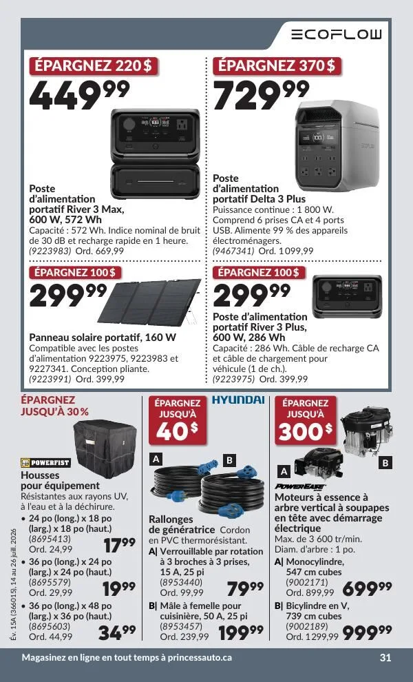 Page 38 de la Circulaire Princess Auto du 14 au 26 juillet 2026