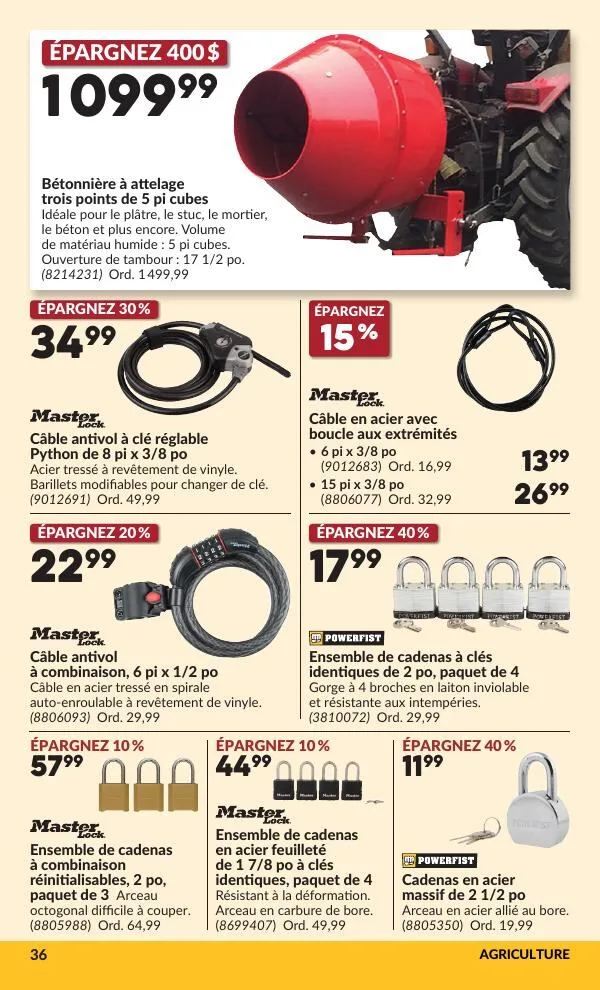 Page 43 de la Circulaire Princess Auto du 14 au 26 juillet 2026
