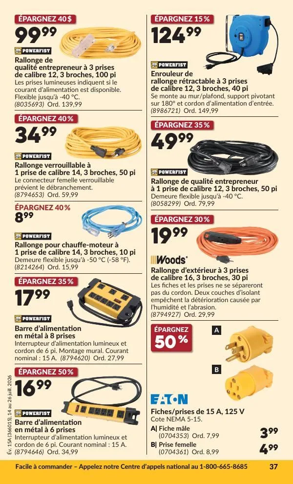 Page 44 de la Circulaire Princess Auto du 14 au 26 juillet 2026