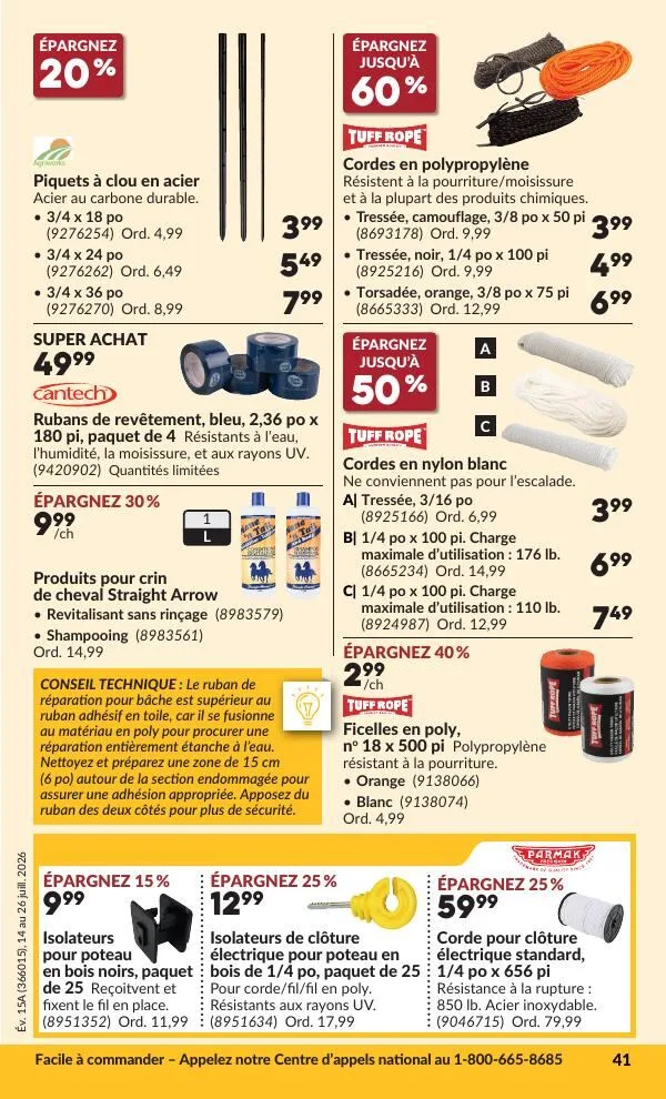 Page 48 de la Circulaire Princess Auto du 14 au 26 juillet 2026