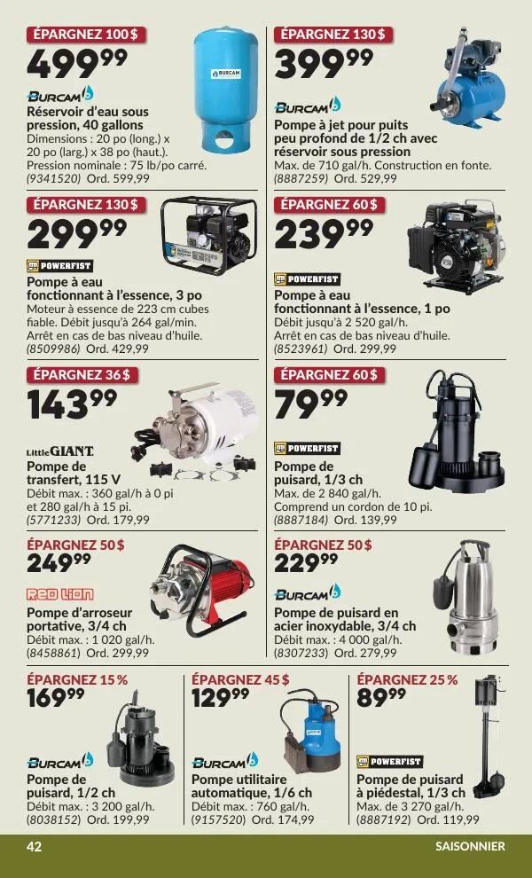 Page 49 de la Circulaire Princess Auto du 14 au 26 juillet 2026