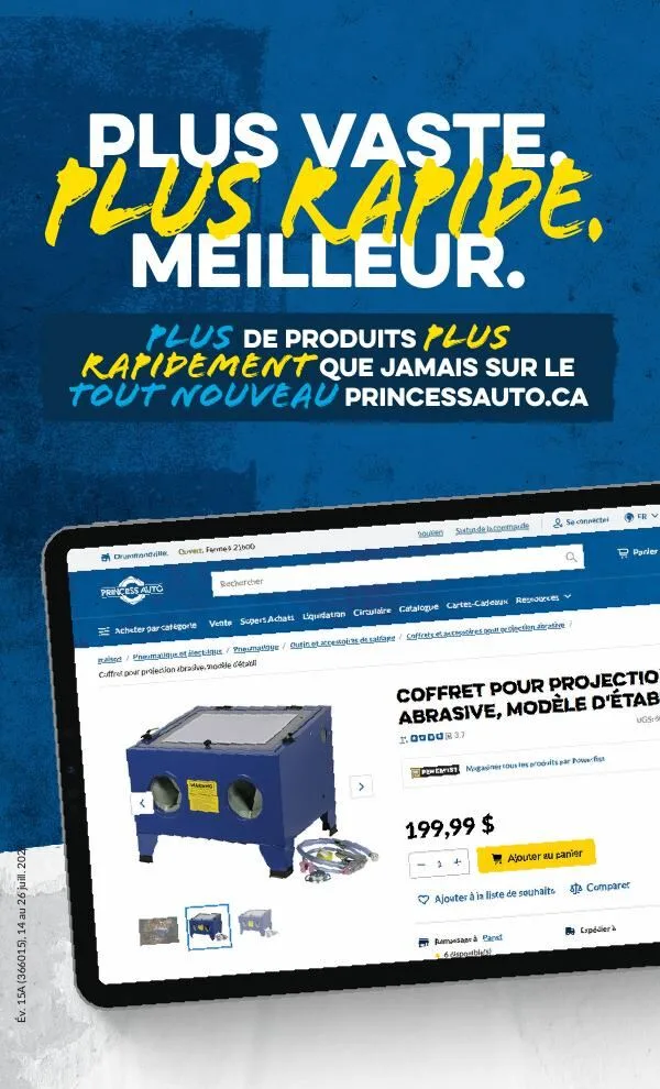 Page 52 de la Circulaire Princess Auto du 14 au 26 juillet 2026
