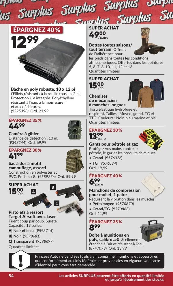 Page 61 de la Circulaire Princess Auto du 14 au 26 juillet 2026
