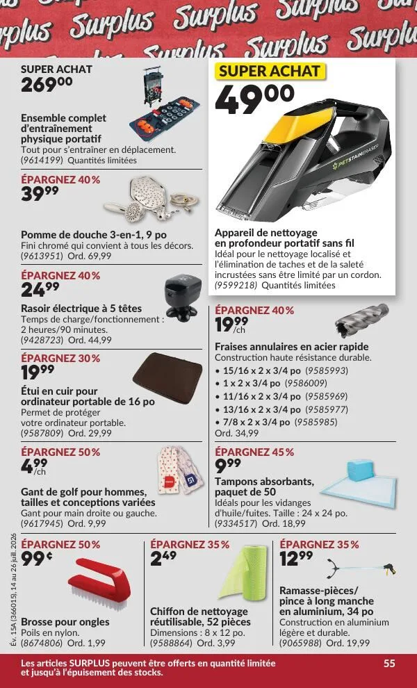 Page 62 de la Circulaire Princess Auto du 14 au 26 juillet 2026
