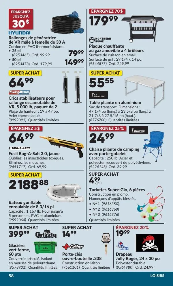Page 65 de la Circulaire Princess Auto du 14 au 26 juillet 2026
