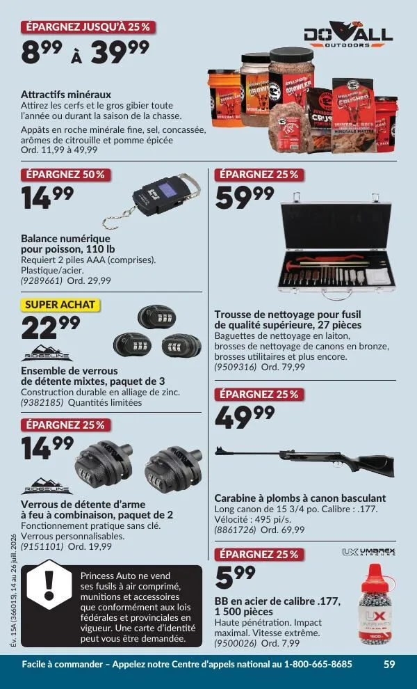 Page 66 de la Circulaire Princess Auto du 14 au 26 juillet 2026
