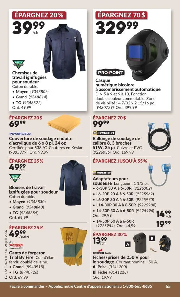 Page 72 de la Circulaire Princess Auto du 14 au 26 juillet 2026
