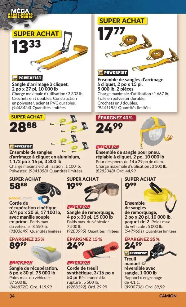 Page 38 de la Circulaire Princess Auto du 19 au 31 mai 2026