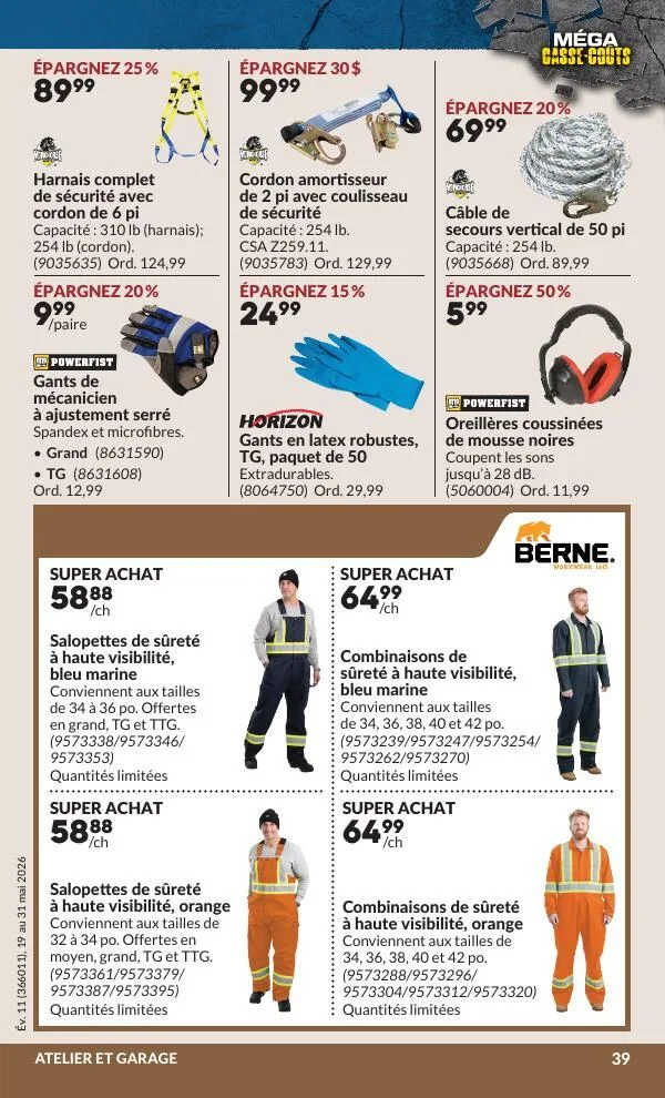 Page 44 de la Circulaire Princess Auto du 19 au 31 mai 2026