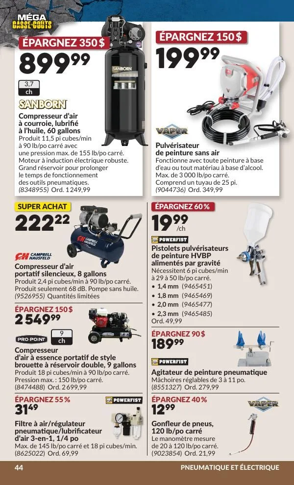 Page 49 de la Circulaire Princess Auto du 19 au 31 mai 2026