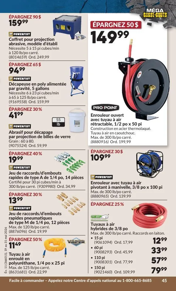 Page 50 de la Circulaire Princess Auto du 19 au 31 mai 2026