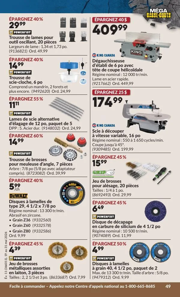 Page 54 de la Circulaire Princess Auto du 19 au 31 mai 2026