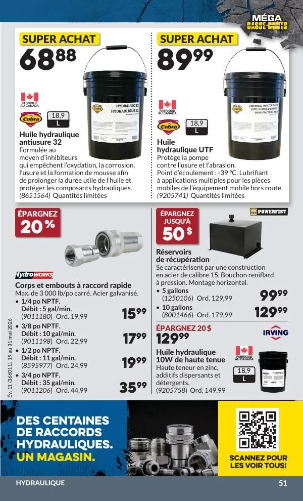 Page 56 de la Circulaire Princess Auto du 19 au 31 mai 2026