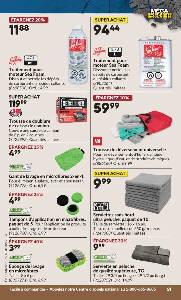 Page 66 de la Circulaire Princess Auto du 19 au 31 mai 2026