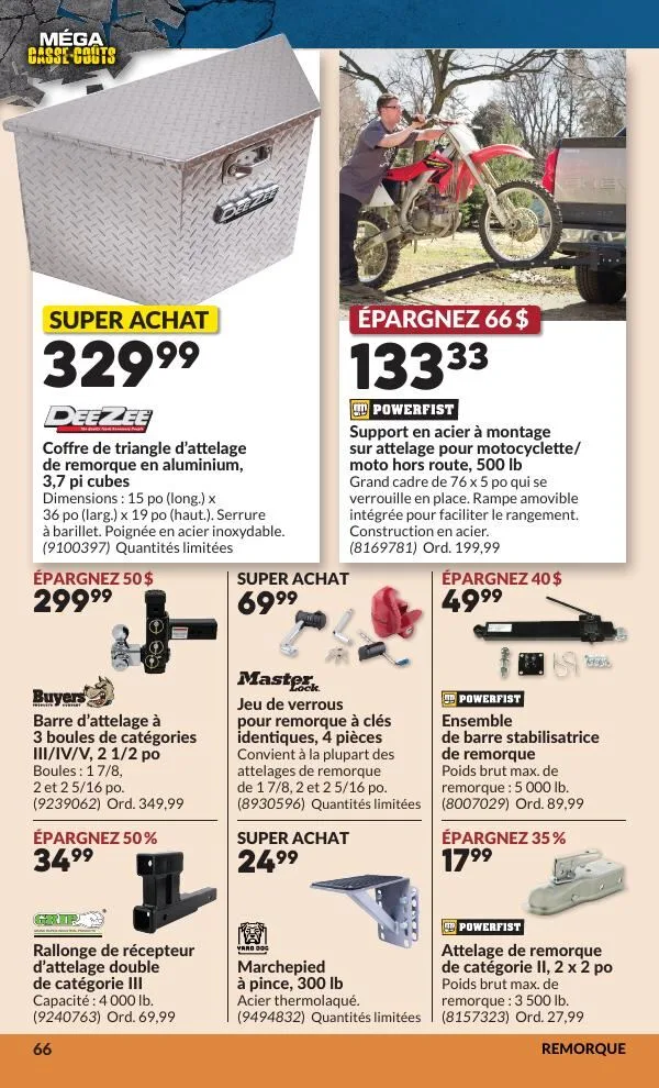 Page 71 de la Circulaire Princess Auto du 19 au 31 mai 2026