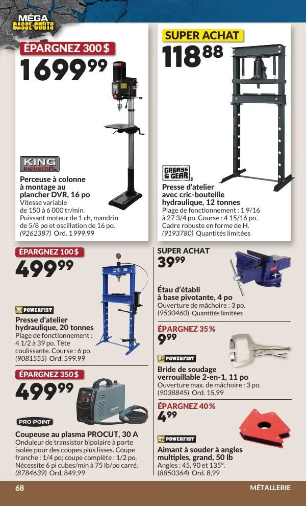 Page 73 de la Circulaire Princess Auto du 19 au 31 mai 2026