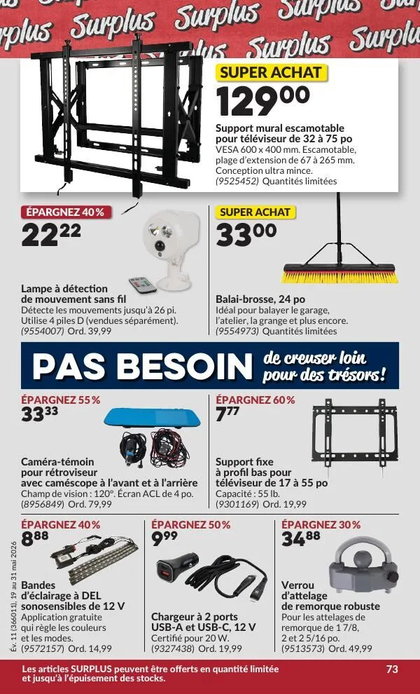 Page 79 de la Circulaire Princess Auto du 19 au 31 mai 2026
