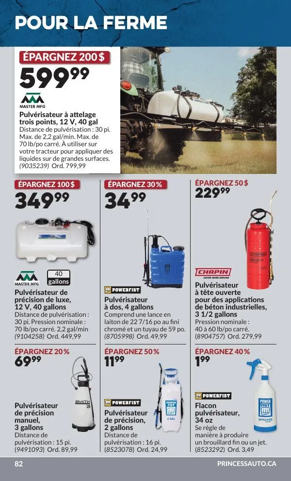Page 88 de la Circulaire Princess Auto du 19 au 31 mai 2026