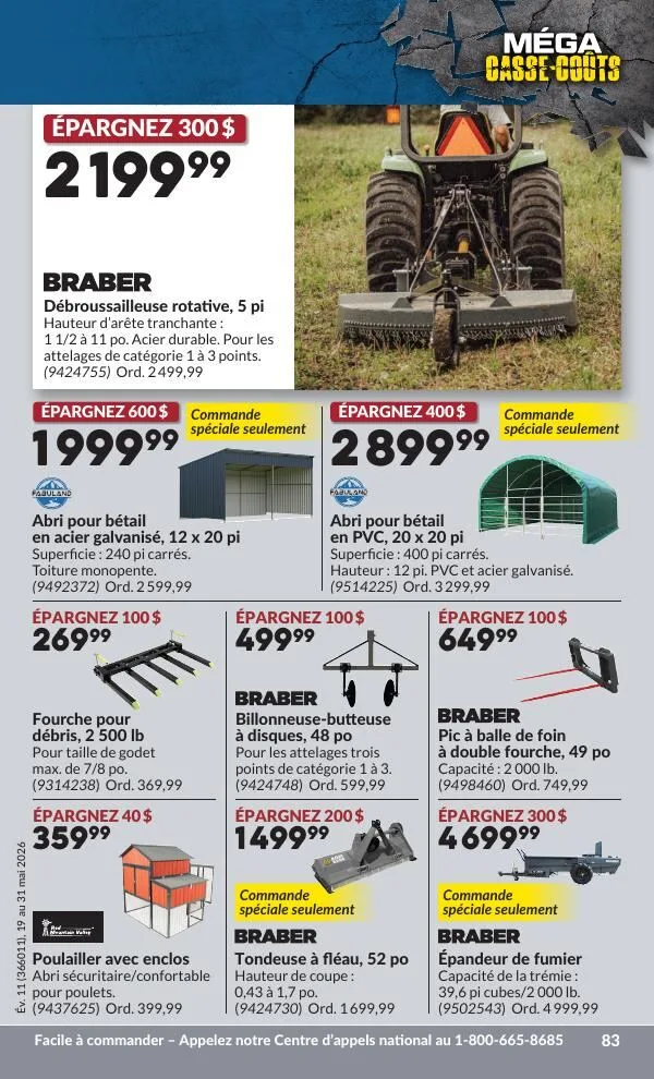 Page 89 de la Circulaire Princess Auto du 19 au 31 mai 2026