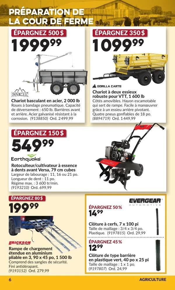 Page 10 de la Circulaire Princess Auto du 21 avril au 3 mai 2026