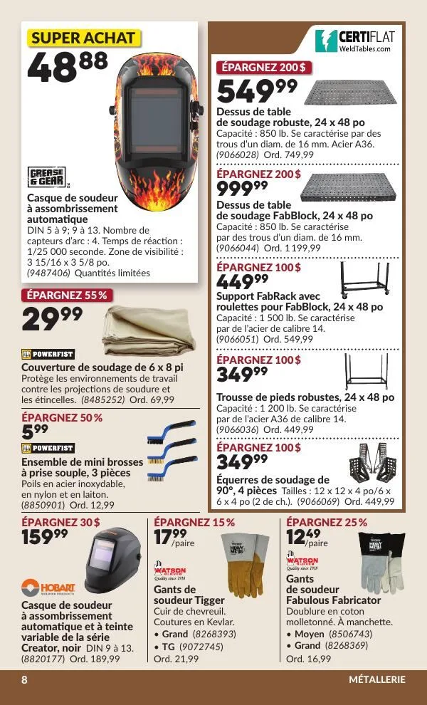 Page 12 de la Circulaire Princess Auto du 21 avril au 3 mai 2026