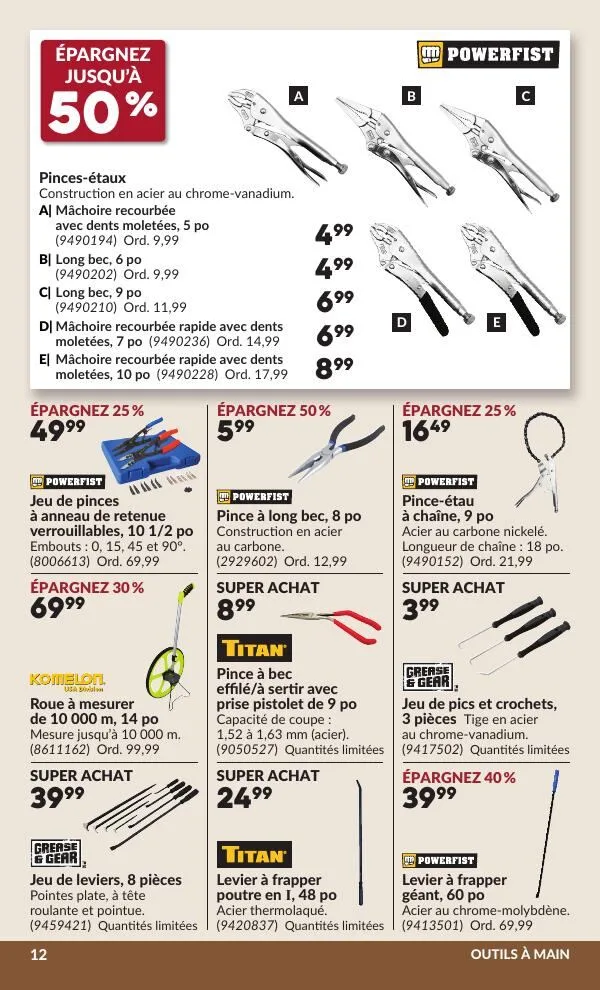 Page 16 de la Circulaire Princess Auto du 21 avril au 3 mai 2026