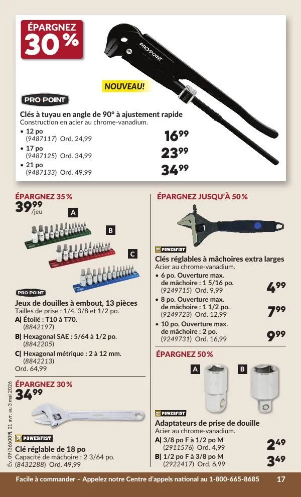 Page 22 de la Circulaire Princess Auto du 21 avril au 3 mai 2026