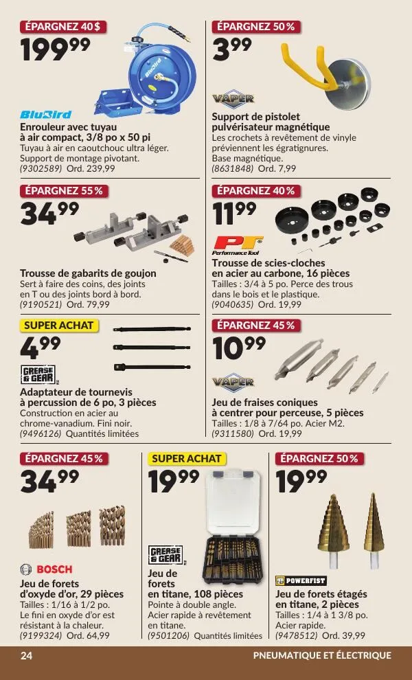 Page 29 de la Circulaire Princess Auto du 21 avril au 3 mai 2026