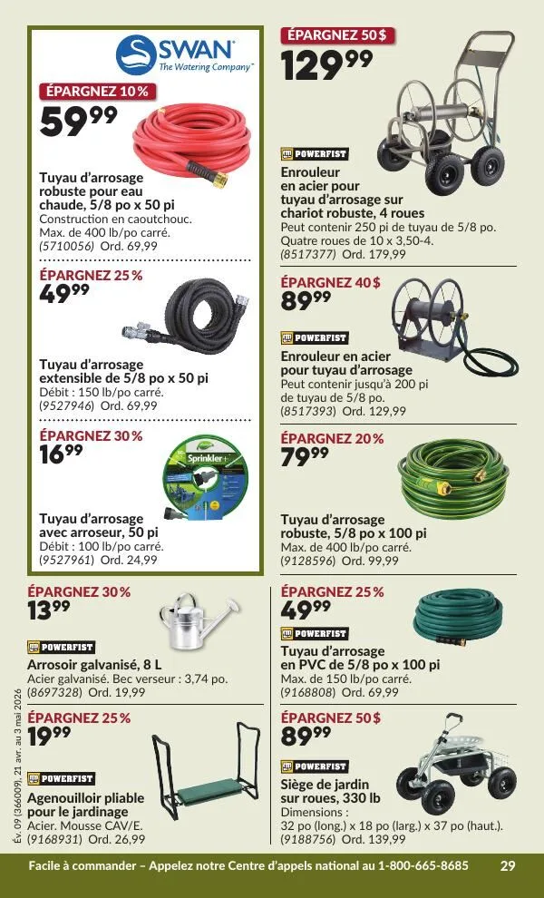 Page 34 de la Circulaire Princess Auto du 21 avril au 3 mai 2026