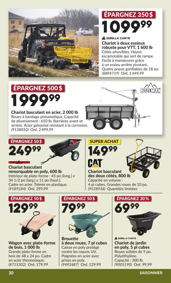 Page 35 de la Circulaire Princess Auto du 21 avril au 3 mai 2026