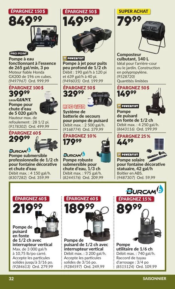 Page 37 de la Circulaire Princess Auto du 21 avril au 3 mai 2026